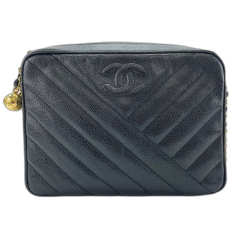 CHANEL Shoulder Bag black WS33734