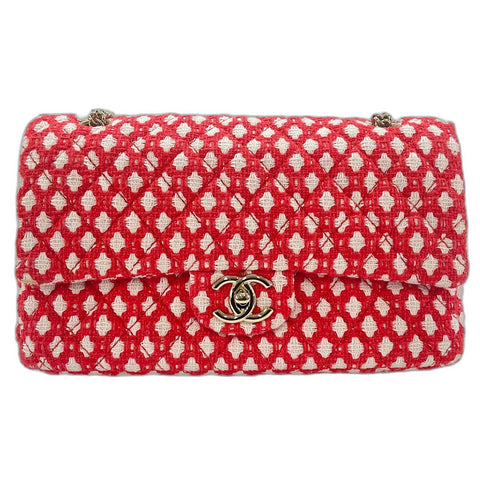 CHANEL Matelasse 25 Shoulder Bag Red WS33740
