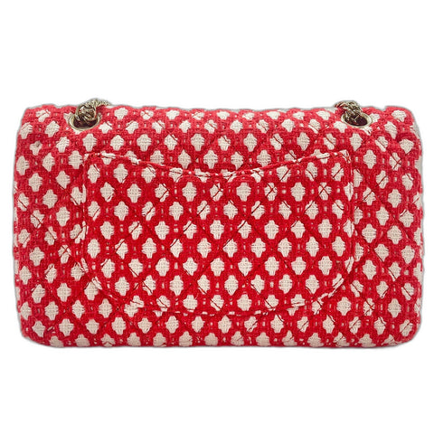CHANEL Matelasse 25 Shoulder Bag Red WS33740