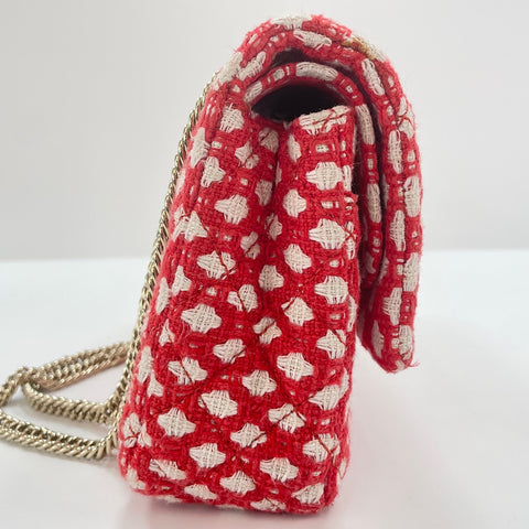 CHANEL Matelasse 25 Shoulder Bag Red WS33740