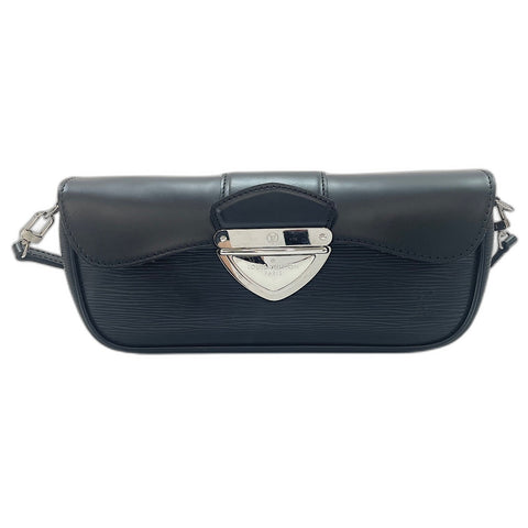 LOUIS VUITTON Pochette Montaigne Shoulder Bag black WS33741