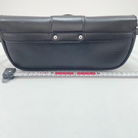 LOUIS VUITTON Pochette Montaigne Shoulder Bag black WS33741