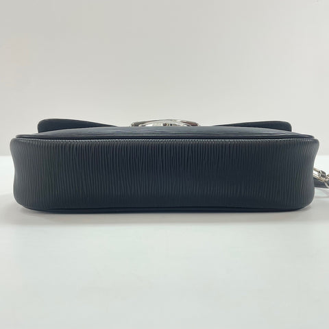 LOUIS VUITTON Pochette Montaigne Shoulder Bag black WS33741