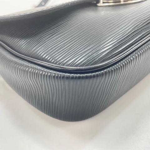 LOUIS VUITTON Pochette Montaigne Shoulder Bag black WS33741