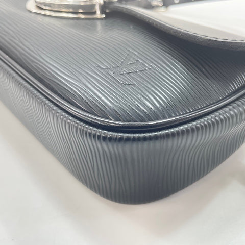 LOUIS VUITTON Pochette Montaigne Shoulder Bag black WS33741