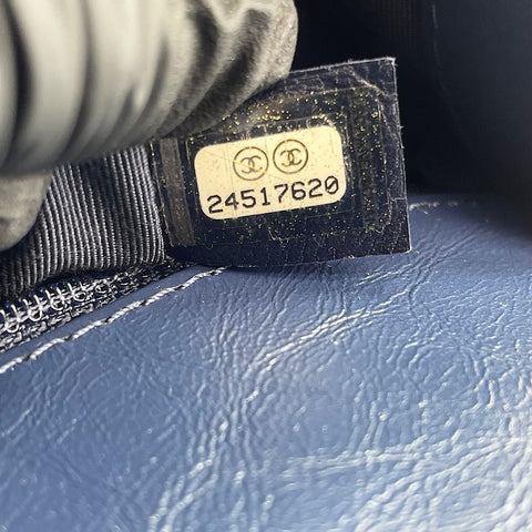 CHANEL Shoulder Bag Navy WS33747