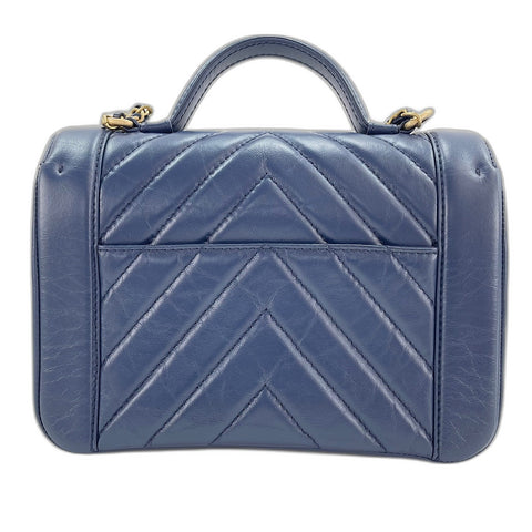 CHANEL Shoulder Bag Navy WS33747