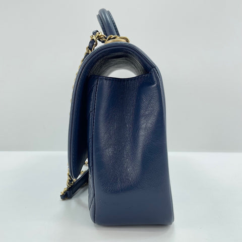 CHANEL Shoulder Bag Navy WS33747