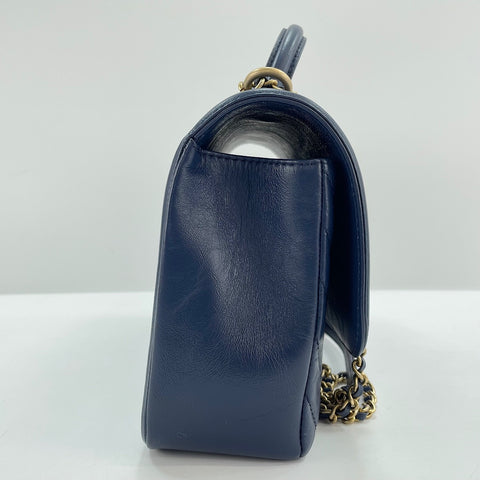 CHANEL Shoulder Bag Navy WS33747
