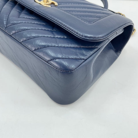 CHANEL Shoulder Bag Navy WS33747
