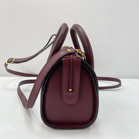 CARTIER 2WAY Shoulder Bag wine-red WS33752