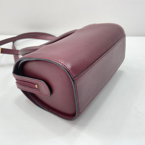 CARTIER 2WAY Shoulder Bag wine-red WS33752