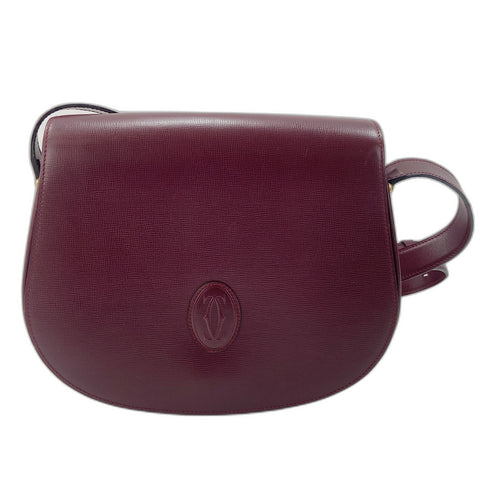 CARTIER Shoulder Bag wine-red WS33753