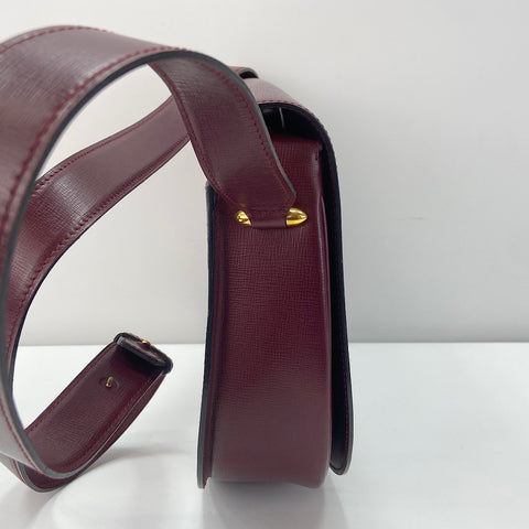 CARTIER Shoulder Bag wine-red WS33753