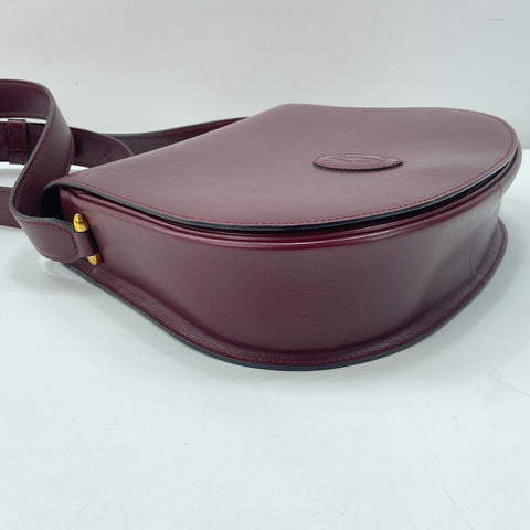 CARTIER Shoulder Bag wine-red WS33753