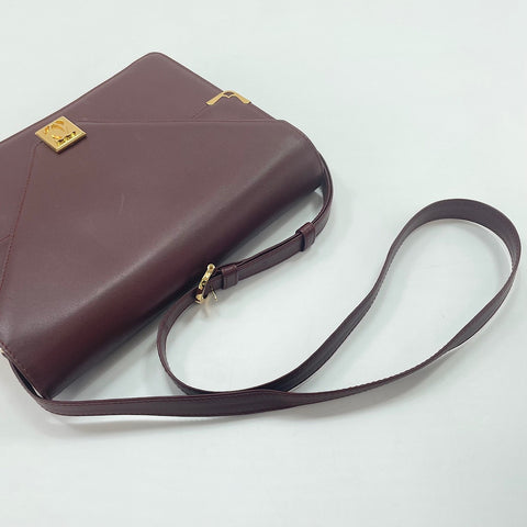 CARTIER Must Line Shoulder Bag wine-red WS33754