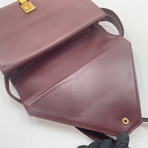 CARTIER Must Line Shoulder Bag wine-red WS33754
