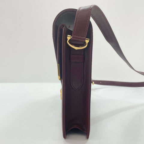 CARTIER Must Line Shoulder Bag wine-red WS33754