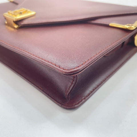 CARTIER Must Line Shoulder Bag wine-red WS33754