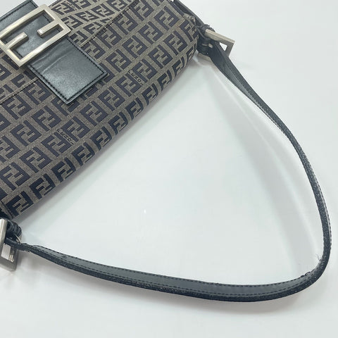 FENDI Mamma bucket Zucchino Shoulder Bag black WS33756