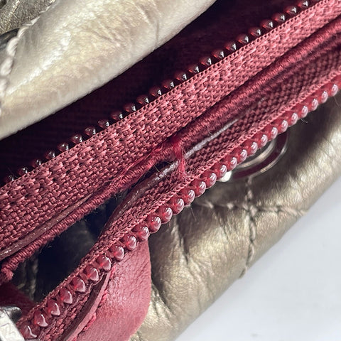 CHANEL Cambon line Shoulder Bag gold WS33757