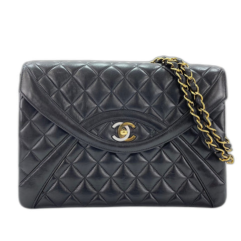 CHANEL Matelasse 25 Shoulder Bag black WS33763