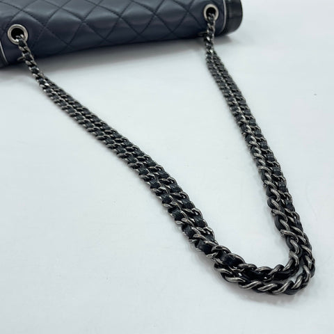 CHANEL Paris Salzburg 25 Shoulder Bag Navy WS33765