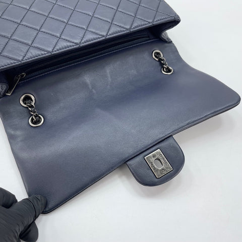 CHANEL Paris Salzburg 25 Shoulder Bag Navy WS33765