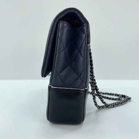 CHANEL Paris Salzburg 25 Shoulder Bag Navy WS33765