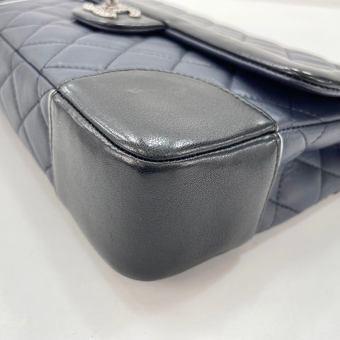 CHANEL Paris Salzburg 25 Shoulder Bag Navy WS33765