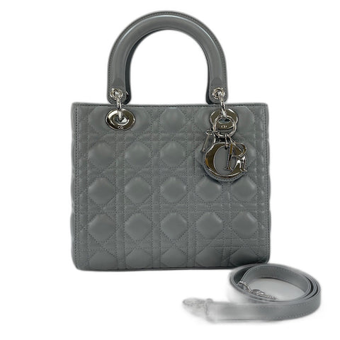 Christian Dior Lady Dior 2WAY Handbag gray WS33772