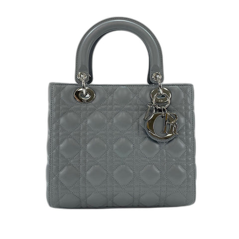 Christian Dior Lady Dior 2WAY Handbag gray WS33772