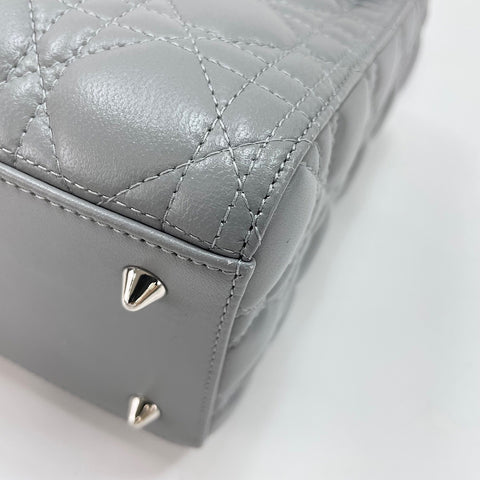 Christian Dior Lady Dior 2WAY Handbag gray WS33772