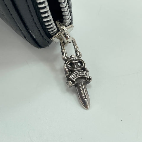 CHROME HEARTS REC F ZIP Purse black WS33774