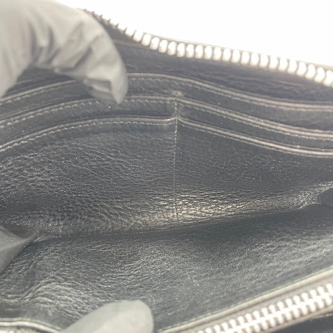 CHROME HEARTS REC F ZIP Purse black WS33774