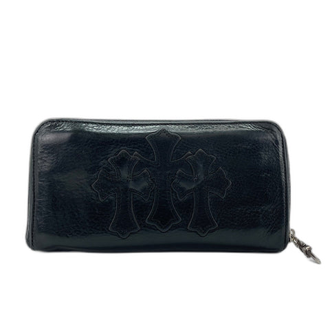 CHROME HEARTS REC F ZIP Purse black WS33774
