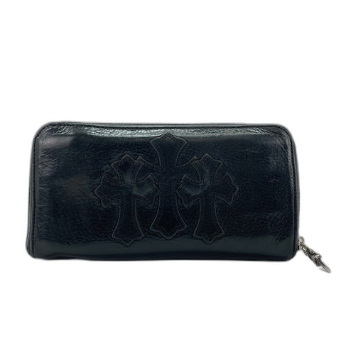 CHROME HEARTS REC F ZIP Purse black WS33774