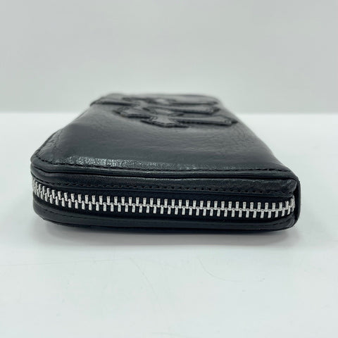 CHROME HEARTS REC F ZIP Purse black WS33774