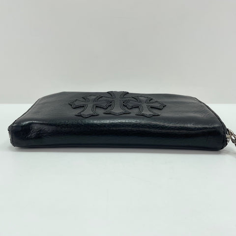CHROME HEARTS REC F ZIP Purse black WS33774