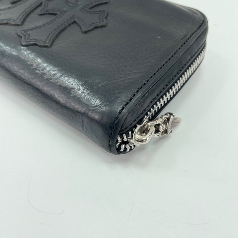 CHROME HEARTS REC F ZIP Purse black WS33774