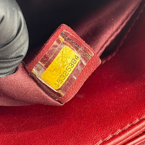 CHANEL Matelasse Shoulder Bag Red WS33775