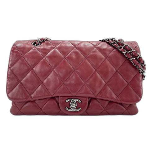 CHANEL Matelasse Shoulder Bag Red WS33775