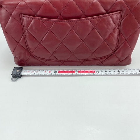 CHANEL Matelasse Shoulder Bag Red WS33775