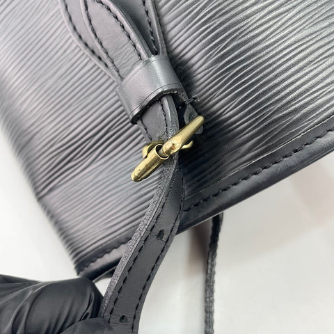 LOUIS VUITTON Petit Bucket PM Tote Bag black WS33776