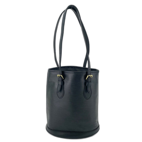 LOUIS VUITTON Petit Bucket PM Tote Bag black WS33776