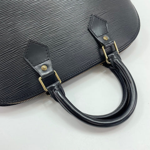 LOUIS VUITTON Alma PM Handbag black WS33777