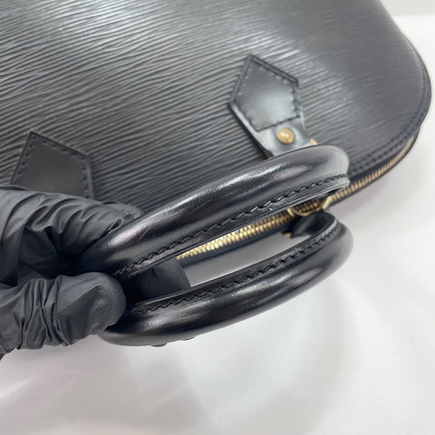 LOUIS VUITTON Alma PM Handbag black WS33777