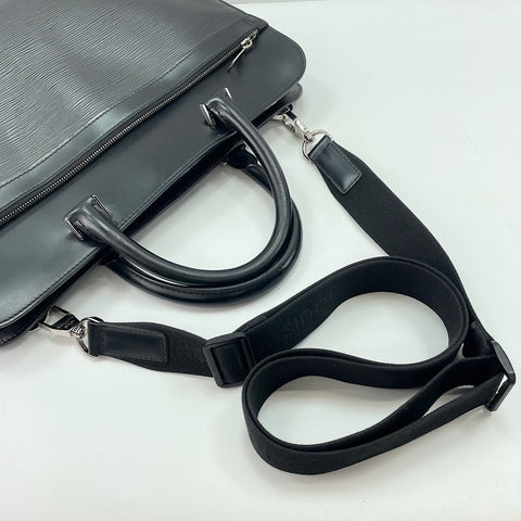 LOUIS VUITTON Bassano MM Handbag black WS33779
