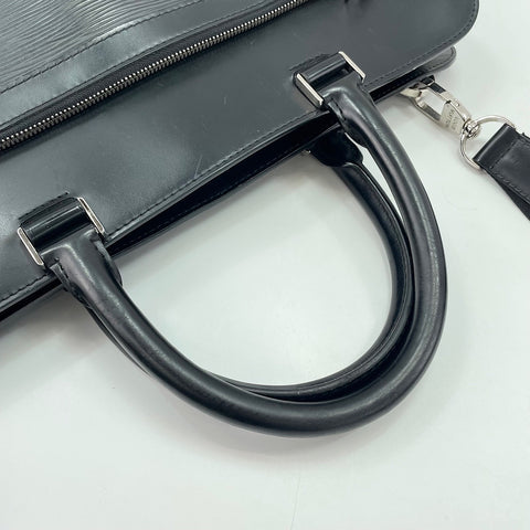 LOUIS VUITTON Bassano MM Handbag black WS33779