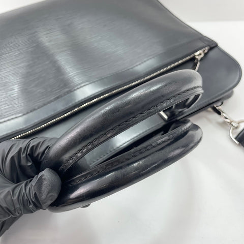 LOUIS VUITTON Bassano MM Handbag black WS33779